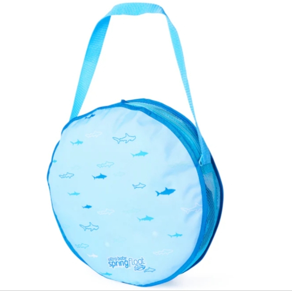 Swimways Ultra Baby Elite Spring Float with Sun Canopy - Shark Theme - Picture 9 of 9